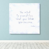 Was Sie denken zu werden Leinwanddruck (Insitu (Holzboden))