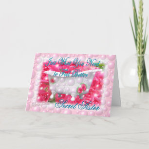 Was Sie Geheimnis benötigen, Schwester-fertigen Karte