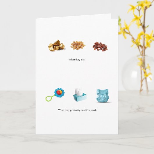 Was sie Got haben Karte (Gelbe Blume)