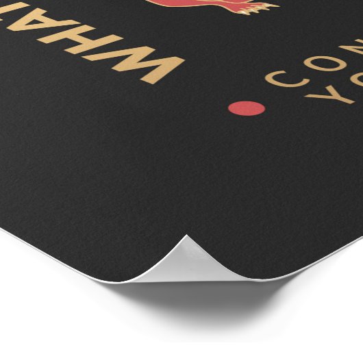 Was Sie konsumiert Poster (Ecke)