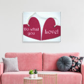 Was Sie Liebe 3 tun Leinwanddruck (Insitu (Wohnzimmer))