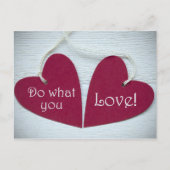 Was Sie Liebe 3 tun Postkarte (Vorderseite)