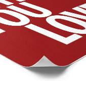 Was Sie Liebe Poster tun (Ecke)