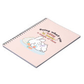 Was Sie Liebe tun, ist nie Verschwendung von Zeit Notizblock (Linke Seite)