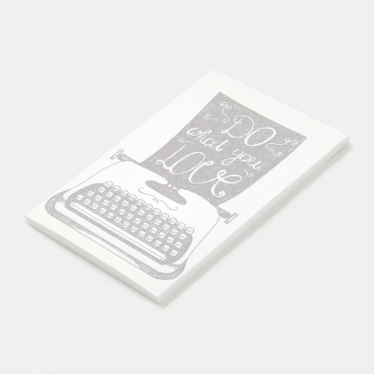 Was Sie Liebe tun Post-it Klebezettel (angewinkelt)