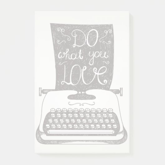 Was Sie Liebe tun Post-it Klebezettel (Vorderseite)