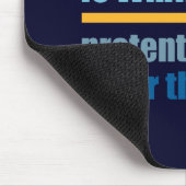 Was Sie sehen ist, was Sie bekommen Mousepad (Ecke)