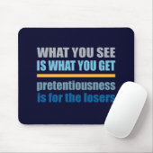 Was Sie sehen ist, was Sie bekommen Mousepad (Mit Mouse)