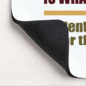 Was Sie sehen ist, was Sie bekommen Mousepad (Ecke)