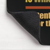 Was Sie sehen ist, was Sie bekommen Mousepad (Ecke)