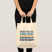 Was Sie sehen ist, was Sie bekommen Tasche (Vorderseite (Produkt))