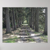Was Sie sehen - Kunstdruck - Henry David Thoreau Poster (Vorne)