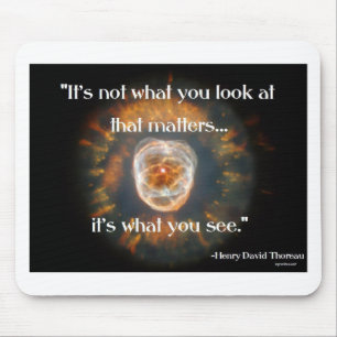 Was Sie sehen Mousepad