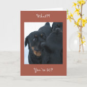 Was?! Sie sind 50? Geburtstagskarte Karte (Gelbe Blume)