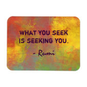 Was Sie suchen Rumi Quote Typografie Magnet (Horizontal)