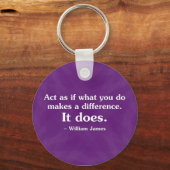 Was Sie tun, kann einen Unterschied machen 2 Schlüsselanhänger (Vorderseite)