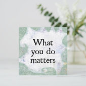 Was Sie tun, spielt eine Grußkarte Karte (Stehend Vorderseite)