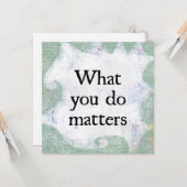 Was Sie tun, spielt eine Grußkarte Karte (Vorderseite/Rückseite Beispiel)