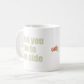 Was Sie tun zu einer Seite… Tasse (Vorderseite Links)