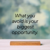 Was Sie vermeiden Acrylzeichen Acrylschild (Neutral)