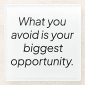 Was Sie vermeiden Glass-Untersetzer Glasuntersetzer (Vorderseite)