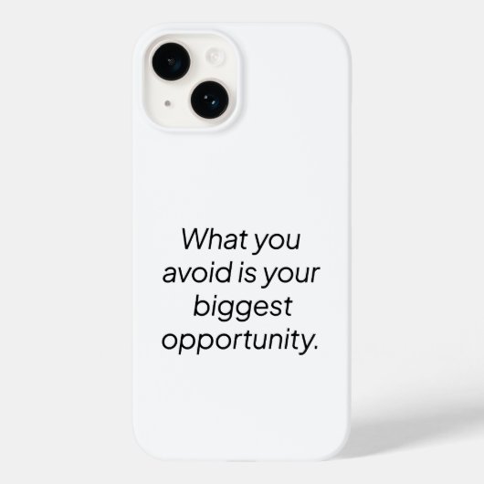Was Sie vermeiden iPhone Case (Rückseite)