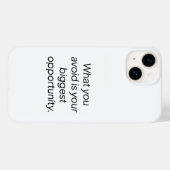 Was Sie vermeiden iPhone Case (Rückseite (Horizontal))
