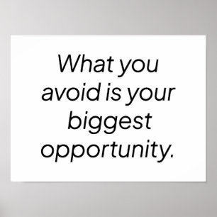 Was Sie vermeiden Poster