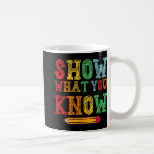 Was Sie wissen, Lehre der Schüler des sonnigen Prü Kaffeetasse