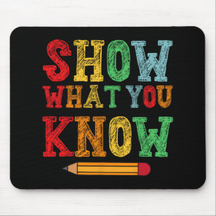 Was Sie wissen, Lehre der Schüler des sonnigen Prü Mousepad