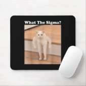 Was Sigma Meme Cat Meme Internet Memes Funny Meme Mousepad (Mit Mouse)
