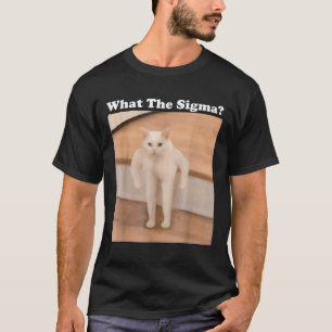 Was Sigma Meme Cat Meme Internet Memes Funny Meme T-Shirt