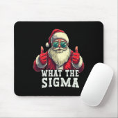 Was Sigma Santa Funny Christmas Meme Xmas Riz Mousepad (Mit Mouse)