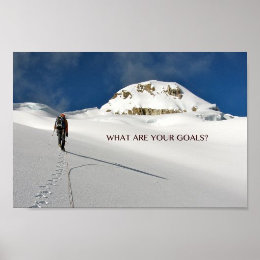 Was sind deine Ziele? Poster (Vorne)