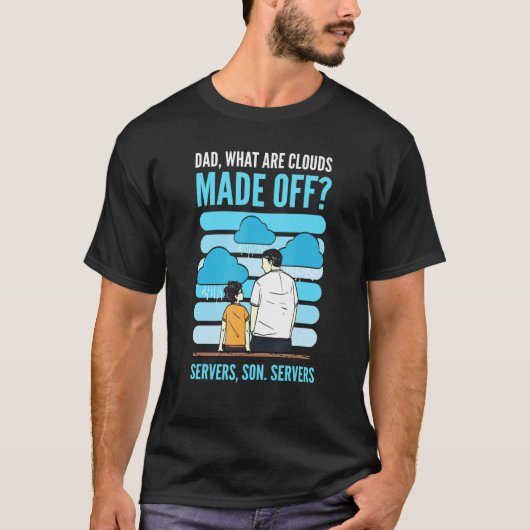 Was sind die Wolken des Programmierers? T-Shirt (Vorderseite)