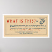 Was sind diese US-Marines? Poster (Vorne)