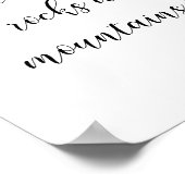 Was sind Männer für Felsen und Berge Jane Austen Poster (Ecke)