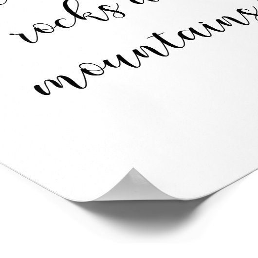 Was sind Männer für Felsen und Berge Jane Austen Poster (Ecke)