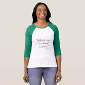 Was sind Männer zu Felsen und Bergen Jane Austen T-Shirt (Vorne ganz)