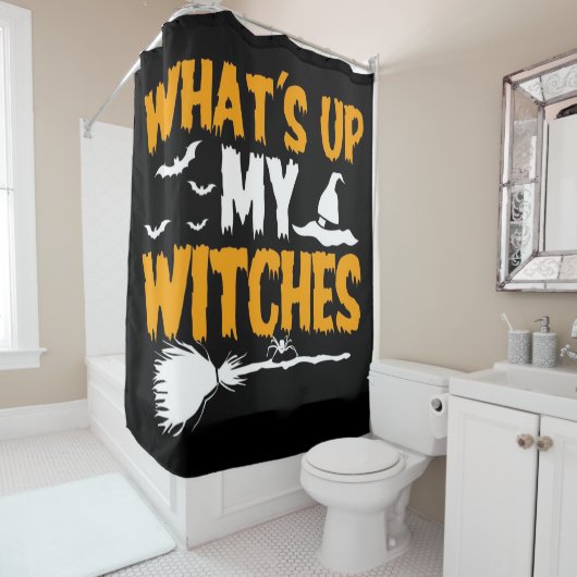 Was sind meine Hexen? Duschvorhang (Beispiel)