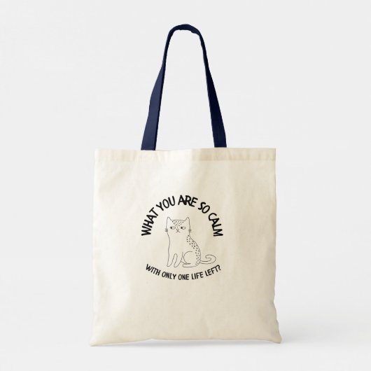 WAS SIND SIE SO KALM? TRAGETASCHE (Rückseite)