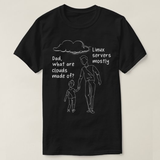Was sind Wolken aus dem Programm für Informatik? T-Shirt (Design vorne)