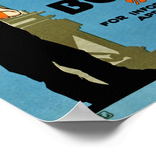 Was? Soldat oder Mechaniker Poster (Ecke)