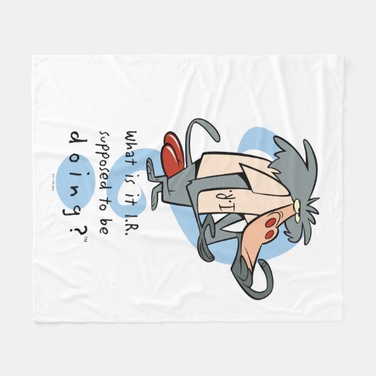 Was soll das I.R. tun?™ Fleecedecke (Vorderseite (Horizontal))