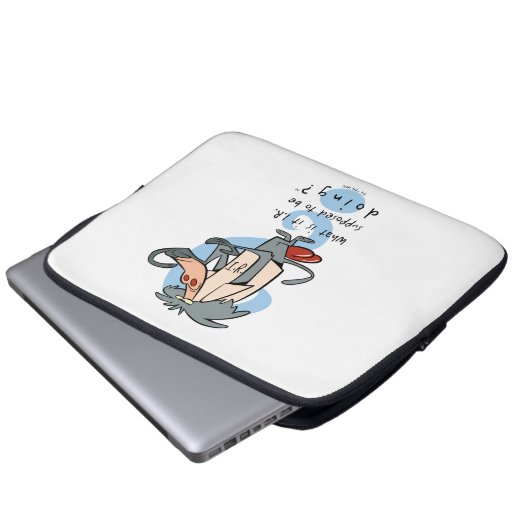 Was soll das I.R. tun?™ Laptopschutzhülle (Vorne Knopf)