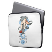 Was soll das I.R. tun?™ Laptopschutzhülle (Vorderseite Links)