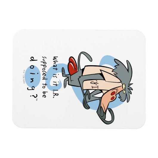 Was soll das I.R. tun?™ Magnet (Horizontal)