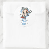 Was soll das I.R. tun?™ Runder Aufkleber (Tasche)