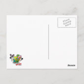 Was soll das? Quaker Parakeet Postkarte (Rückseite)