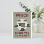 Was sollte man tragen_Propaganda Poster Postkarte (Stehend Vorderseite)